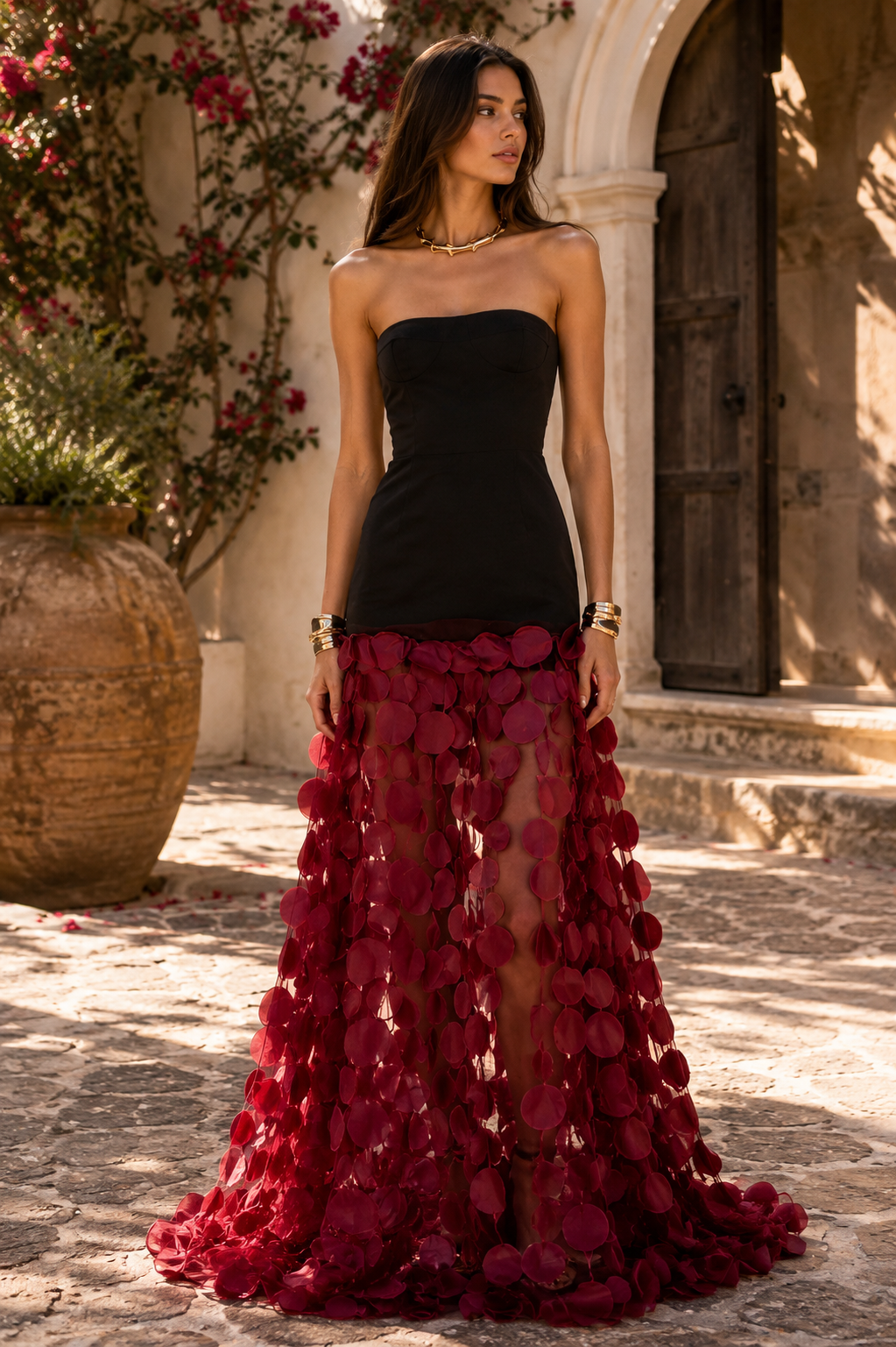 Luna Dot Mesh Dress