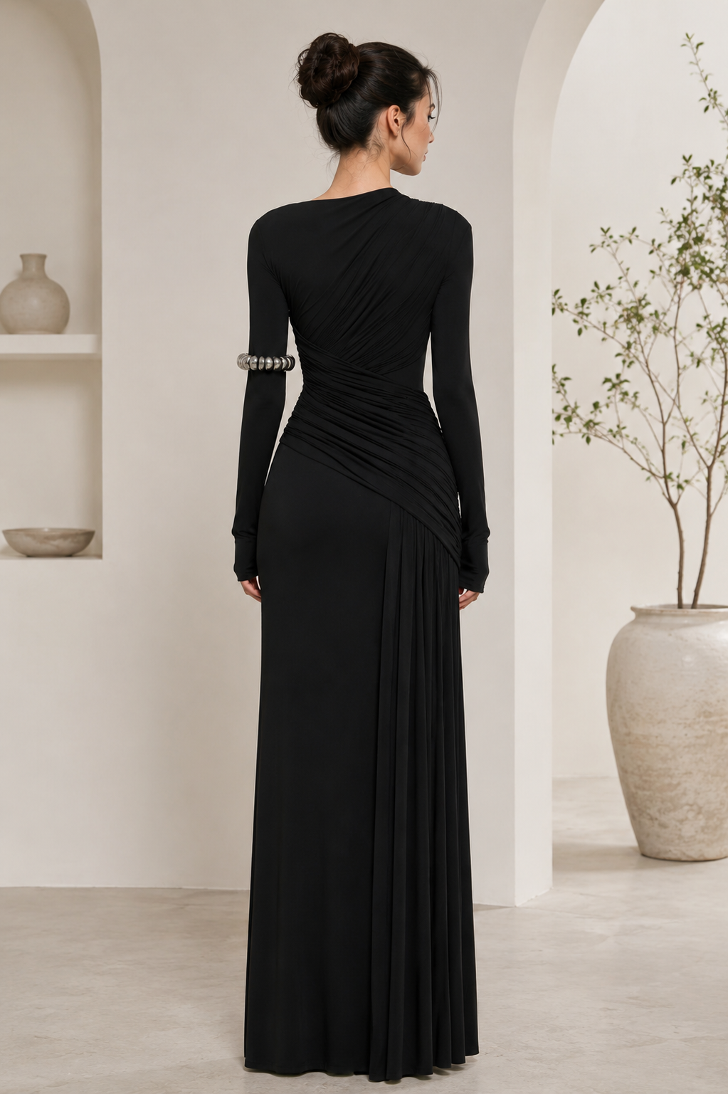 Elara Draped Maxi
