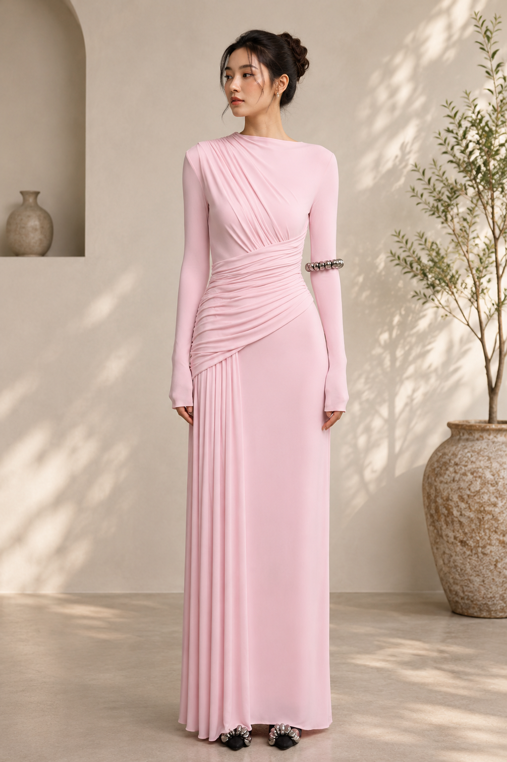 Elara Draped Maxi