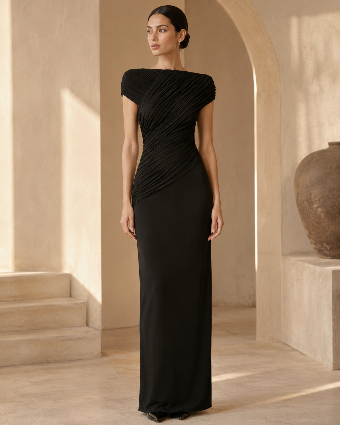 Anna Sculpt Maxi-jurk