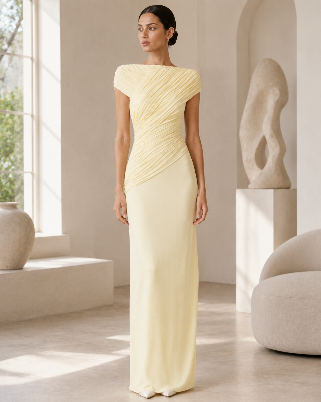 Anna Sculpt Maxi-jurk