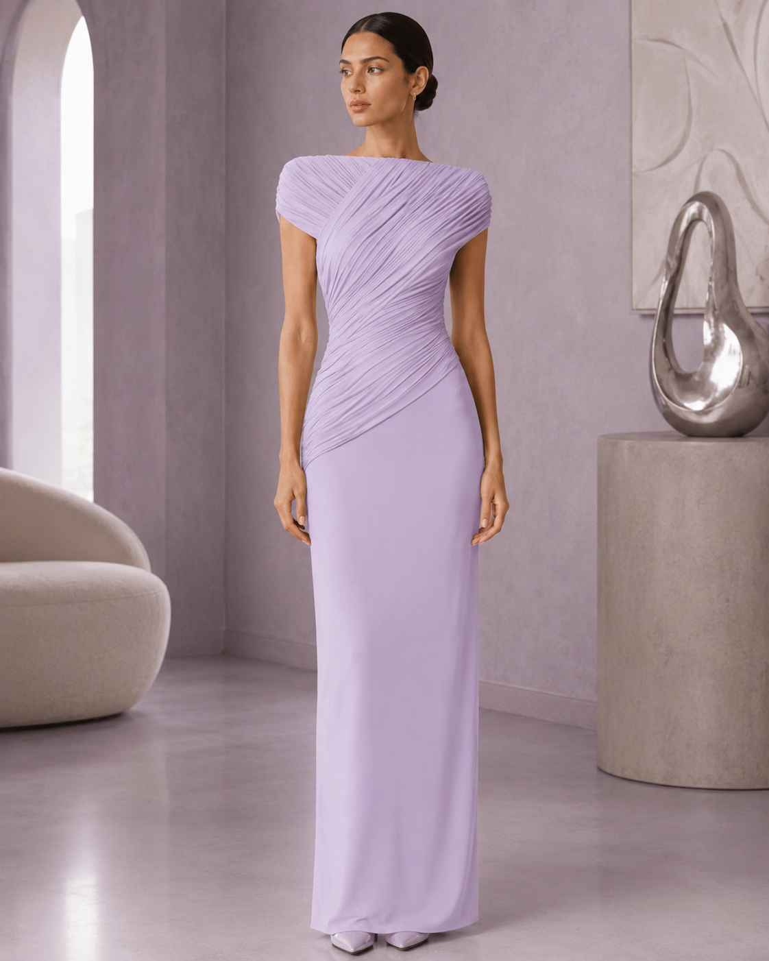 Anna Sculpt Maxi-jurk
