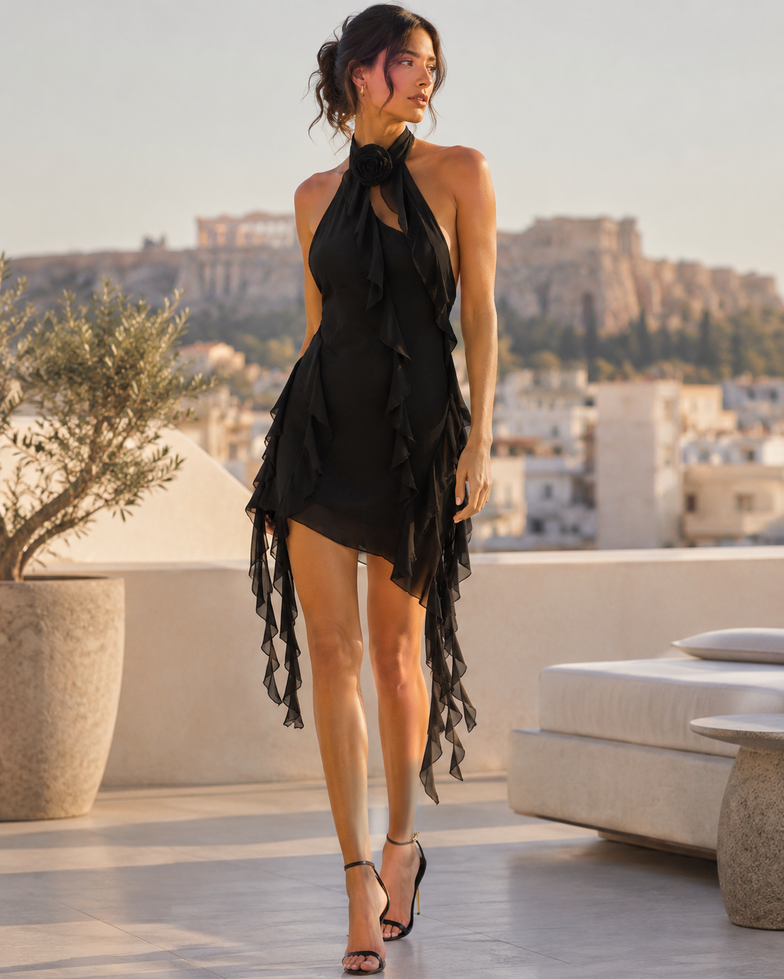 Zaria Ruffled Dress